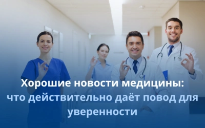 Хорошие новости из мира медицины: что действительно даёт повод для уверенности