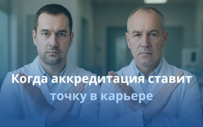 Когда аккредитация ставит точку в карьере